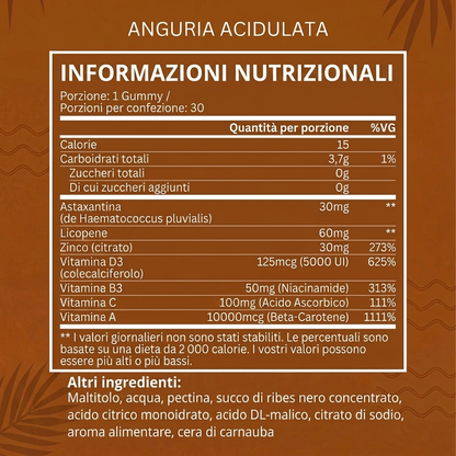 Caramelle Gommose Autoabbronzanti MyShelvy