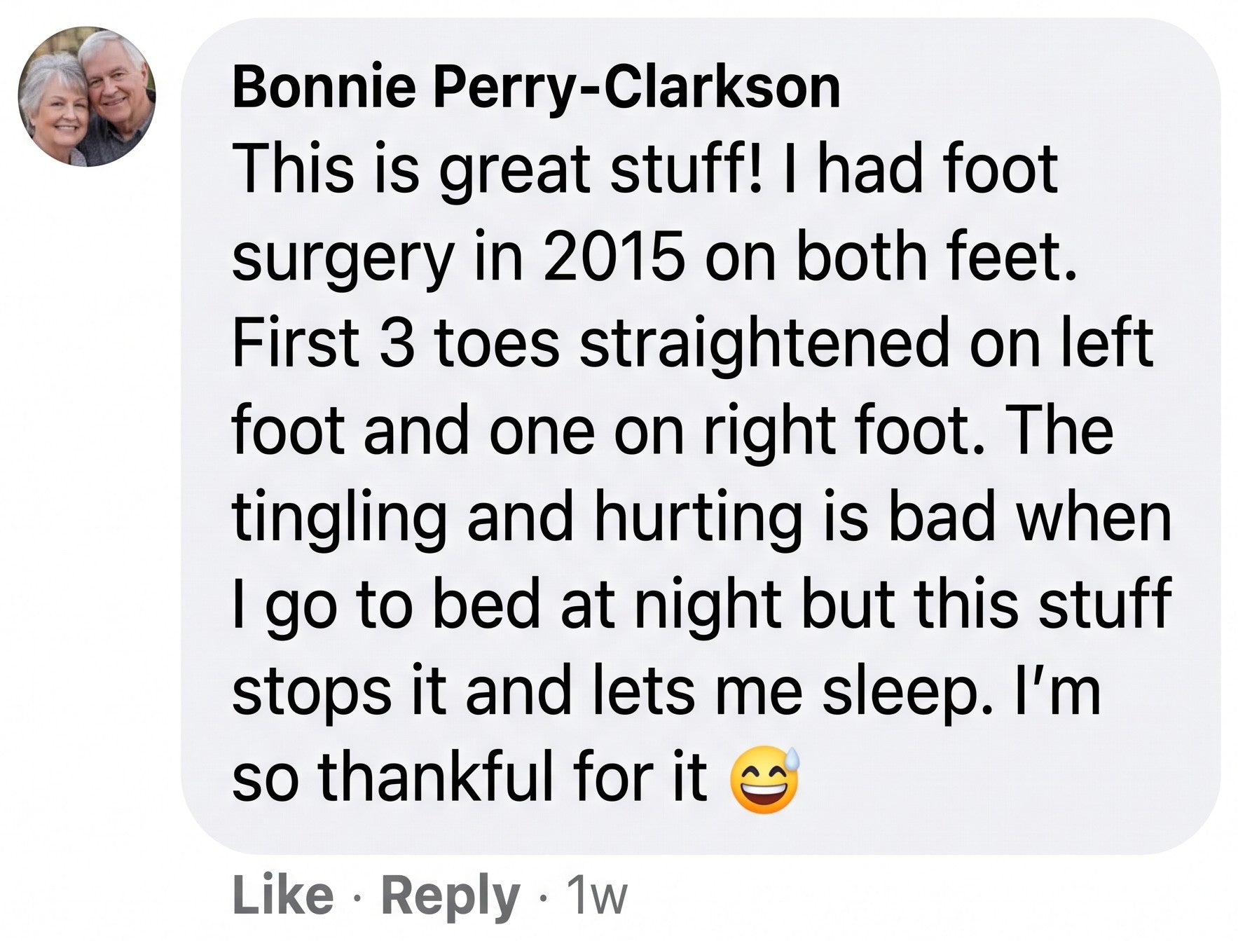 Facebook comment