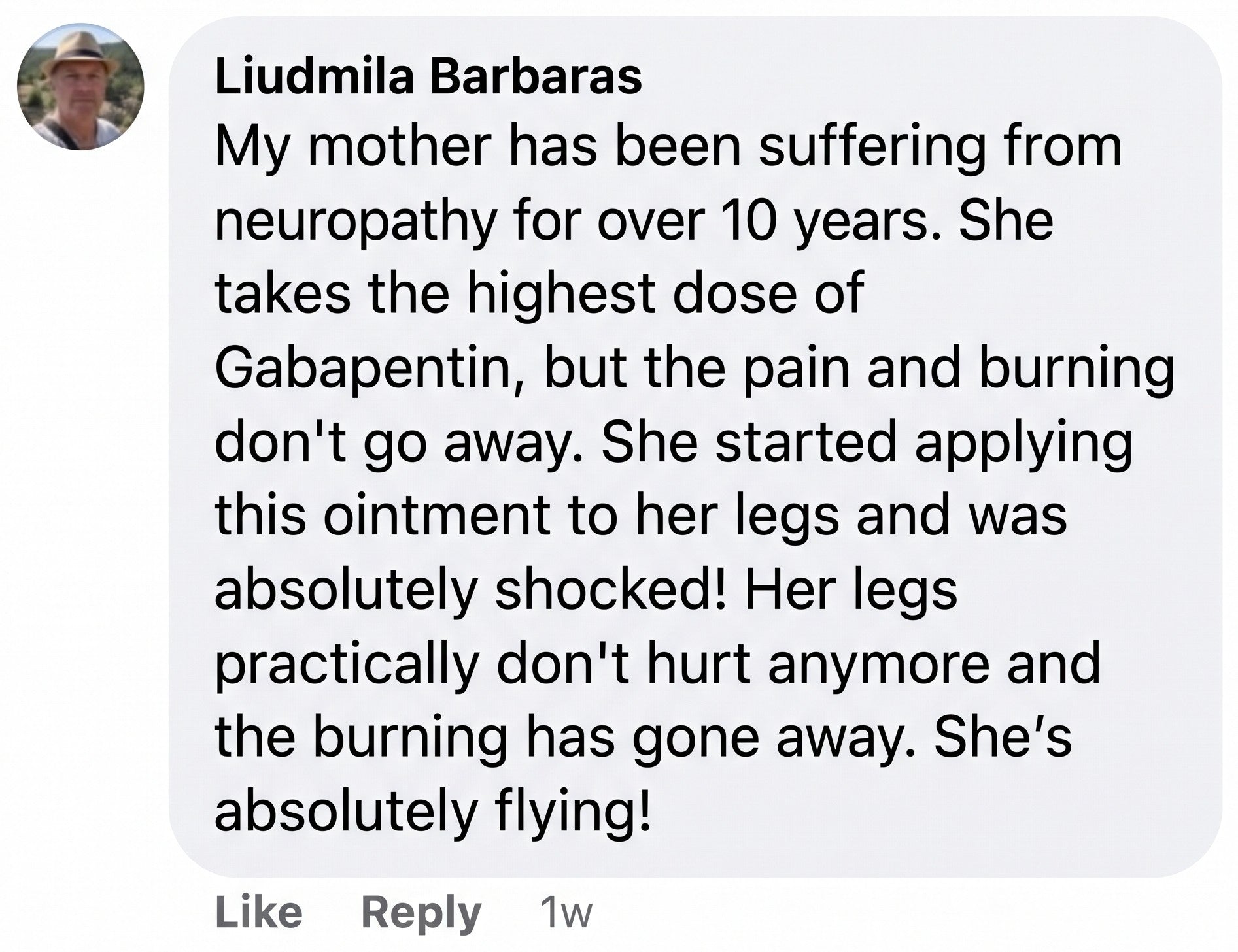Facebook comment